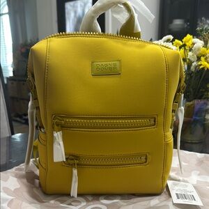 Dagne Dover Indi Diaper Backpack in Ochre, Small